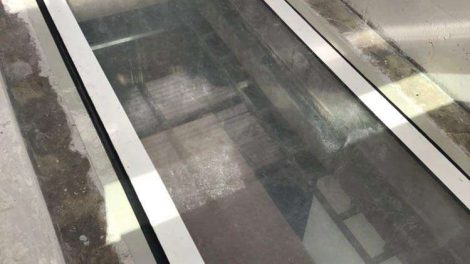 Transparent Pool Floor Installation - Transparent Pool Floor Installation